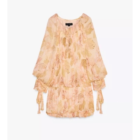 ZARA PRINTED SHORT DRESS ZW COLLECTION - Picture 15 of 17